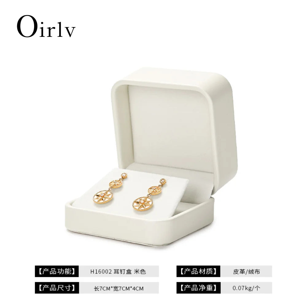 Premium Blue Jewelry Box with Velvet Lining Packaging for Necklaces/Rings/Earrings, Organized for Families and Jewellers