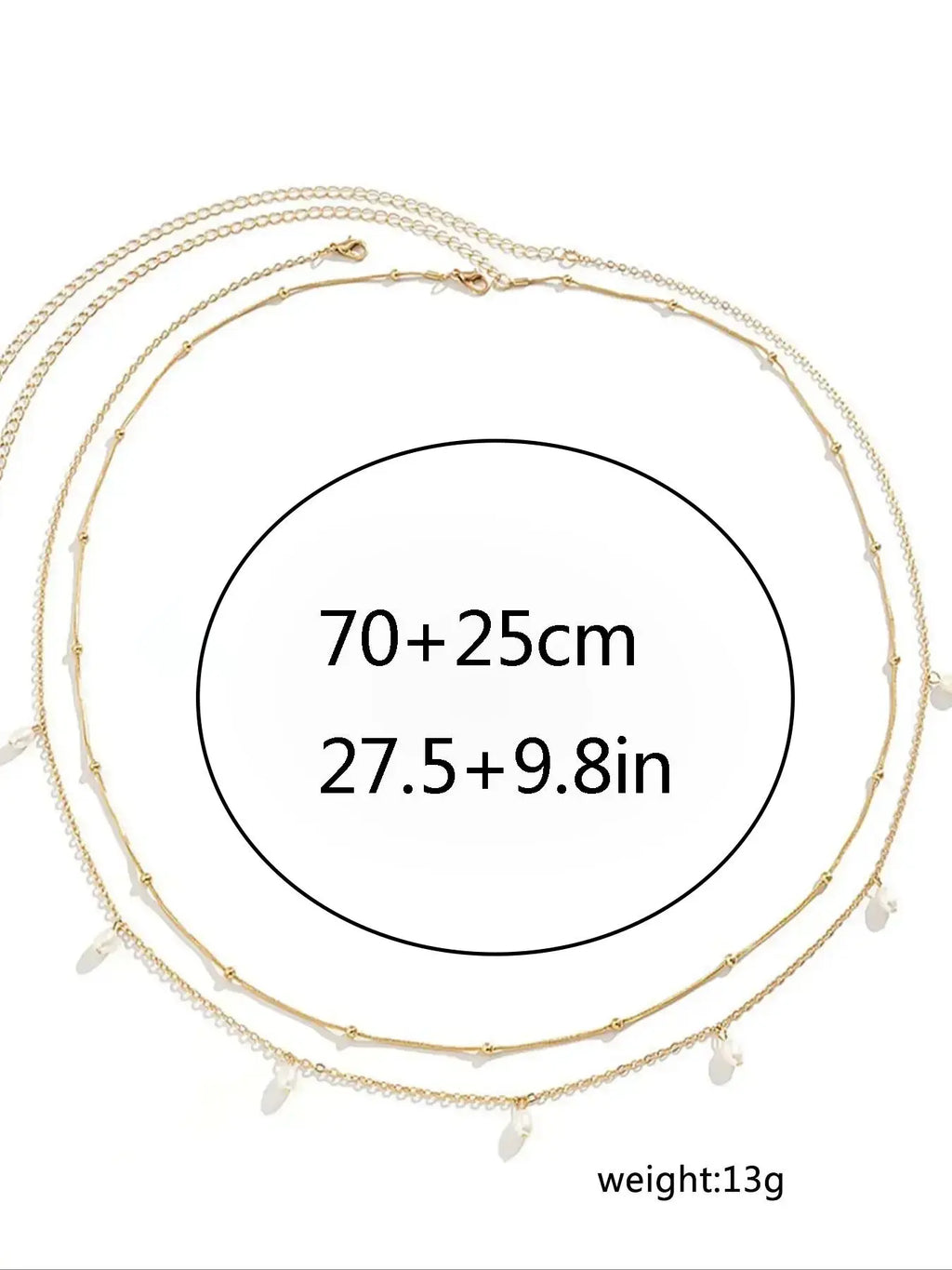 Women'S 2/4Pcs Faux Pearls Decor Pendants Waist Beads Chain, Elegant Zinc Alloy Belts Jewelry Accessories for Party Holiday Back to School, Waist Accessory. Cute Jewelry, Fashionable Body Chain