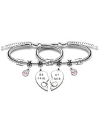 Sisters Best Friend Matching Bracelet, Cute Stainless Steel Jewelry for Girls, Birthday & Christmas Gift Ideas, Fashion Accessories for Women & Girls