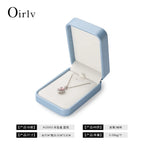 Premium Blue Jewelry Box with Velvet Lining Packaging for Necklaces/Rings/Earrings, Organized for Families and Jewellers