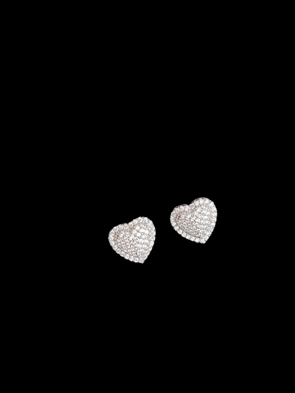 3-Piece Women'S Hip Hop Heart Chain Necklace & Bracelet & Artificial Zircon Earrings, Jewelry Gift for Women, All-Season Street Style Accessories, Fashion Jewelry Set, Matching Jewelry Set, Maximalist Jewelry Set, Choker Set, Heart Shine Set
