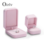 Pink Velvet Jewelry Box Set Jeweler Specialized Cases for Rings, Earrings, Bracelets, Necklaces, Premium Gift Storage Organizer