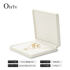 Premium Blue Jewelry Box with Velvet Lining Packaging for Necklaces/Rings/Earrings, Organized for Families and Jewellers