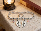 Sisters Best Friend Matching Bracelet, Cute Stainless Steel Jewelry for Girls, Birthday & Christmas Gift Ideas, Fashion Accessories for Women & Girls