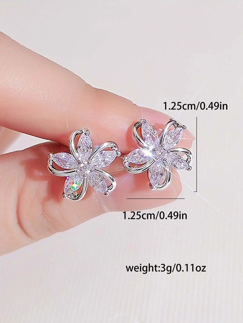 Women'S Elegant Heart & Bow Stud Earring Set, Copper Fabric, Gift Box Included, Perfect for All Seasons Cute Jewelry Collection, Jewelry Gifts, Heart Shaped Earrings