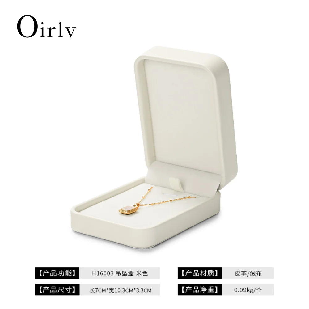 Premium Blue Jewelry Box with Velvet Lining Packaging for Necklaces/Rings/Earrings, Organized for Families and Jewellers