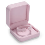 Pink Velvet Jewelry Box Set Jeweler Specialized Cases for Rings, Earrings, Bracelets, Necklaces, Premium Gift Storage Organizer
