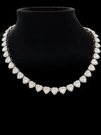 3-Piece Women'S Hip Hop Heart Chain Necklace & Bracelet & Artificial Zircon Earrings, Jewelry Gift for Women, All-Season Street Style Accessories, Fashion Jewelry Set, Matching Jewelry Set, Maximalist Jewelry Set, Choker Set, Heart Shine Set