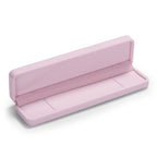 Pink Velvet Jewelry Box Set Jeweler Specialized Cases for Rings, Earrings, Bracelets, Necklaces, Premium Gift Storage Organizer