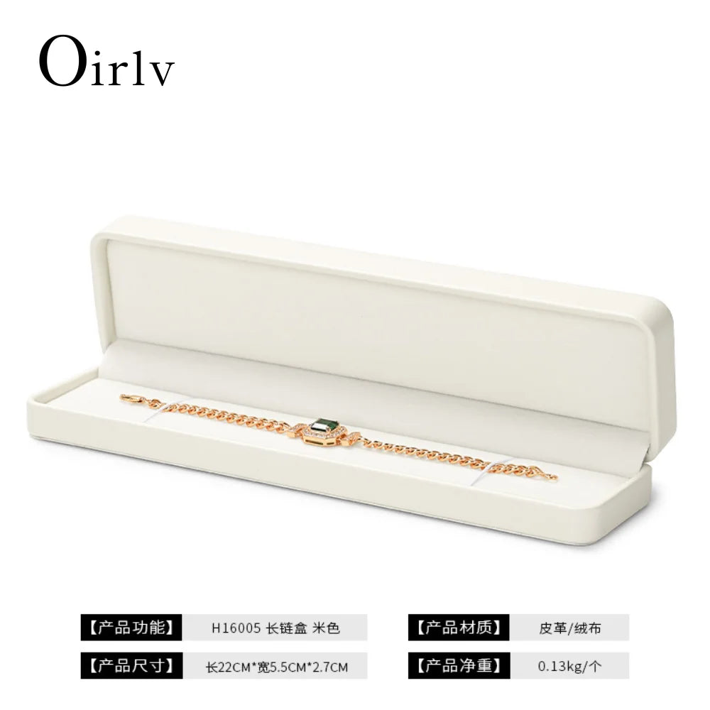 Premium Blue Jewelry Box with Velvet Lining Packaging for Necklaces/Rings/Earrings, Organized for Families and Jewellers